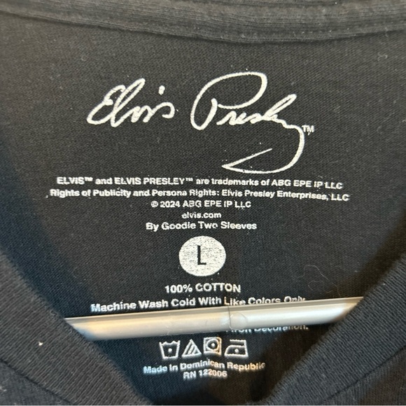 ELVIS PRESLEY MUG SHOT T-shirt for men in size L - Picture 3 of 4